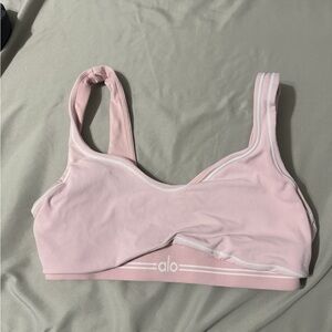 ALO Yoga Airbrush heart throb bra